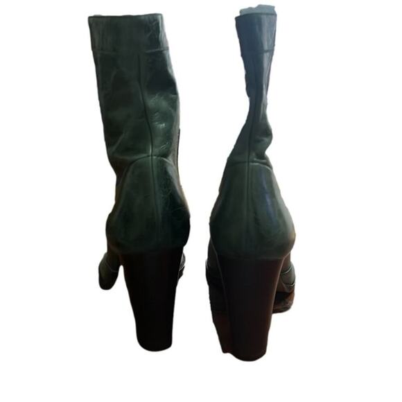 MARC JACOBS THE ANKLE GREEN BOOTS SIZE 40 - Picture 3 of 11